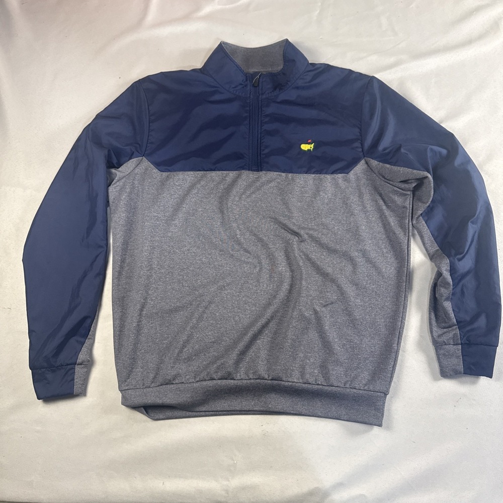 Masters Tech Quarter Zip With Masters Logo Men's Medium Pull Over